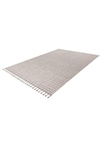 Kayoom - Wohnzimmer Teppich – Kurzflorteppich Reef 225 in silber - silber