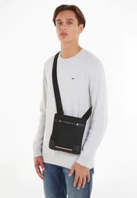 TOMMY HILFIGER Umhängetasche, Kunstlederbesatz, für Herren | GALERIA