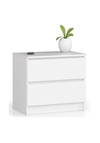 Akord - Nachttisch mit 2 Schubladen - artisan-eiche