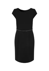 BETTY & CO - Etuikleid, Kurzarm, Gürtel, für Damen - 8543 NAVY BLUE