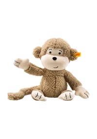 Steiff - Soft Cuddly Friends Kuscheltier "Brownie Affe", 30 cm - HELLBRAUN