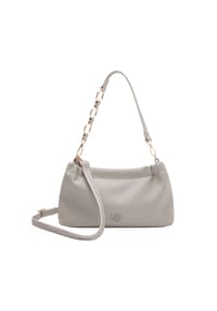 L.CREDI PAMIRA - Schultertasche, Kunstleder, Reißverschluss, für Damen - SCHWARZ