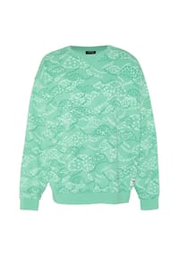 CHIEMSEE - Sweatshirt mit Känguru-Alloverprint - 15-3214 Orchid