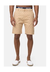 INDICODE - Shorts Leinen Apostolis - Celestial Blue
