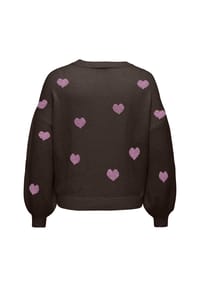 ONLY CARMAKOMA - Pullover, Rippblende, für Damen - 237375004 COFFEE