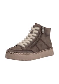 rieker - Lederimitat Sneaker - Braun