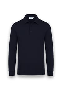 Vercate - Poloshirt, Slim Fit, Langarm, für Herren - Blau