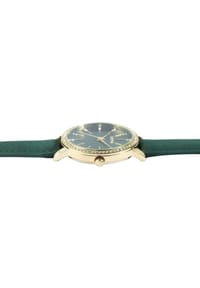 RAPTOR Raptor - Damen Quarz Armbanduhr Brilliance mit Lederarmband - 3 ATM - Mineralglas - gold-grau-weiß