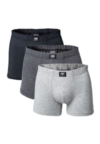 ceceba® - Pants, 3er-Pack, Baumwoll-Stretch, für Herren - 831 GREY DARK MELANGE