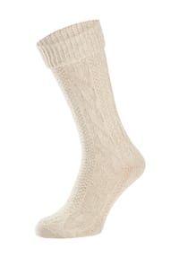 Alpenfeeling - Socken, Rippbündchen, für Herren - BEIGE