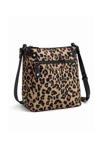 collezione alessandro® - Umhängetasche Edeleo Leo Umhängetasche - schwarz