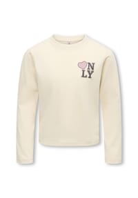 ONLY® - Langarmshirt Milo, Baumwolle, für Kinder - BIRCH