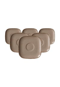 Ritzenhoff & Breker Kaffeeuntertassen Casa ø 13,5 cm 6er Set - CASA - beige
