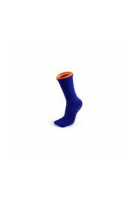 MUNADUNA - Anti-Rutsch Socken – zweilagiges Bündchen mit Neon-Akzenten Fitness-Socken,Handgekettelt,Anti-Rutsch - Blau
