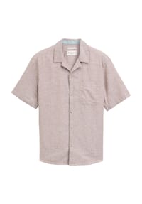 TOM TAILOR - Freizeithemd, Regular-Fit, Kurzarm, Kent-Kragen, für Herren - 37203 MOCHA BROWN