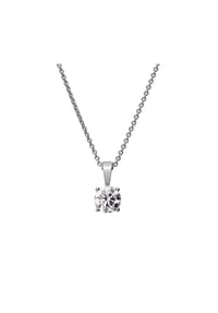 LYOMI - Anhänger mit Kette 585/- Gold 1 Diamant Lab Grown 1,0ct. - weiß