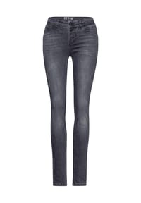 Street One - Jeans - steel grey net wash