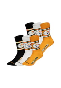 NFL - Freizeitsocken Pittsburgh Steelers Crew - BLK/WHT/YEL