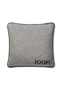 JOOP! UNI-DOUBLEFACE Kissen 50x50 cm, Ash-Anthrazit - JOOP! UNI-DOUBLEFACE - Anthrazit-Taupe