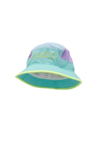 CAPO - Fischerhut, Materialmix kurze Krempe, UV 50 - aqua