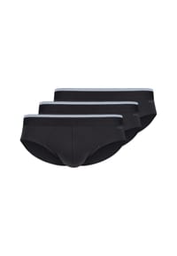 SKINY® - Herren Slips, 3er Pack - Brasil-Slips Cotton Multipack, Unterwäsche, Cotton Stretch - Blau