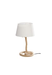 GILDE - Tischleuchte "Tau-Design" - beige