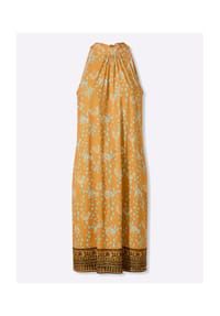 heine - Jersey-Kleid - ocker-ecru-bedruckt