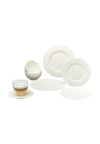 Villeroy & Boch Starter-Set Manufacture Rock 10er Set weiß - MANUFACTURE ROCK - weiß