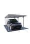 VCM. Metall Carport 543x 287 | Autoüberdachung | offene Auto Garage | H. 233 x B. 287 x T. 543 cm | Garagenüberdachung Bild 10