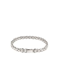 KUZZOÍ - Armband Box Chain 925 Sterling Silber - Gold