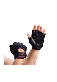 deuser® - Trainingshandschuhe Comfort, Doppelnähte, für Herren - SCHWARZ