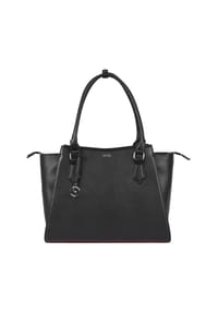 SOCHA BUSINESS BAGS CADDY LINE - Laptoptasche elegant 15.6 Zoll für Damen, Synthetik, leicht, Vollausstattung - rot