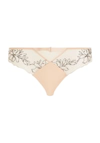 CHANTELLE - Spice Brazilian Slip, Stickerei, für Damen - 0JK CLAY NUDE/BLA
