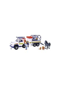 Simba - Feuerwehrmann Sam Tierrettung mit Anhänger - 