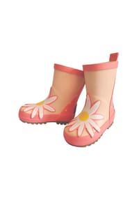 maximo® - Gummistiefel Margerite Applikation. Reflekt 3M, Jerseyfutter - begonia/dogwood