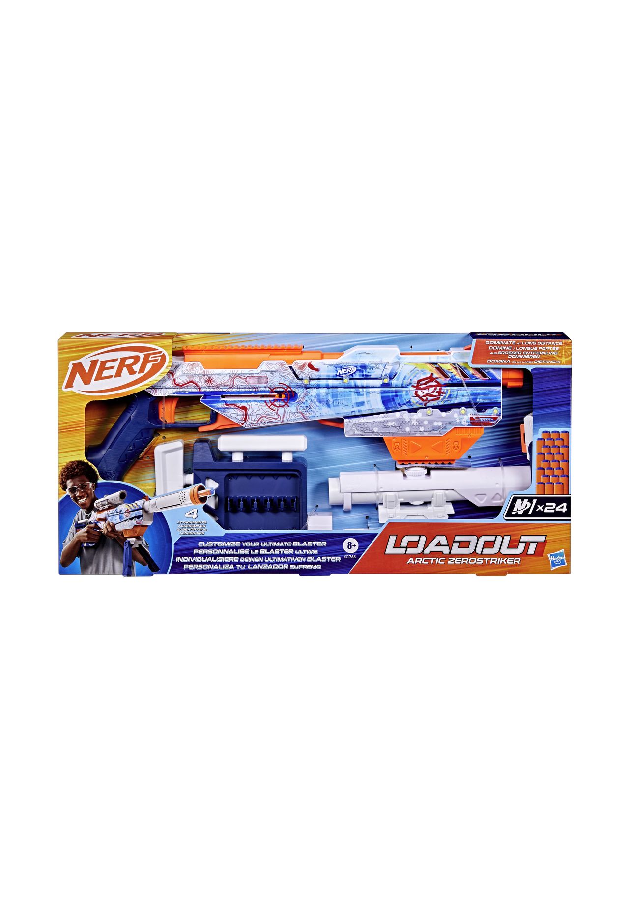 Hasbro Nerf Loadout Arctic Zerostriker Blaster - Image 13