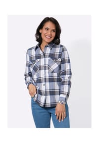 Witt - Flanell-Bluse - beige-anthrazit-kariert