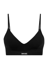 SNOCKS - Basic Soft-BH, Gummibund, für Damen - 9 BLACK