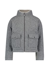BETTY & CO - Casual-Jacke mit aufgesetzten Taschen - Grey Melange