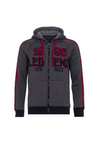 CIPO & BAXX® - Sweatjacke Mit lässiger Kapuze, CL357 - ANTHRACITE