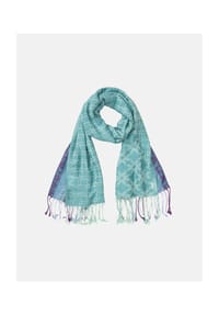olsen - Schal mit Fransen-Details - Icy Mint