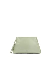 ONE ELEMENT - Clutch-Handtasche aus Leder - Grün