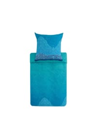 bassetti - Bettgarnitur DOLCEACQUA aus reinem Baumwollsatin - Blau