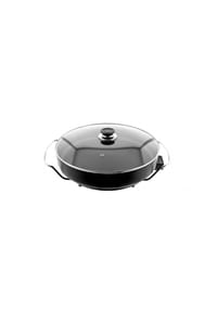 COFI - Elektrische Multifunktionspfanne Pizzapfanne 40 x 7 cm - Schwarz 40 x 7 cm