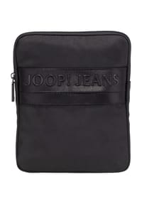 JOOP! - Modica Umhängetasche "Liam", Frontfach, Label-Print, Reißverschlussfach - 900 SCHWARZ