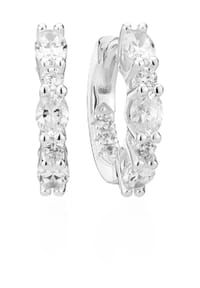 SIF JAKOBS JEWELLERY - Damen Creolen "Ellera Ovale Medio", 925er Sterling Silber - GOLD
