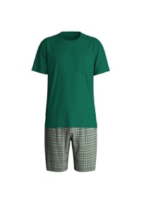 CALIDA - Herren Kurz-Pyjama Relax Imprint - 606 IVY GREEN