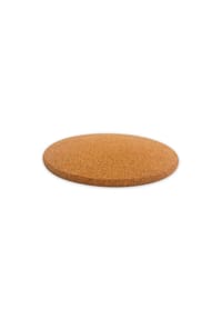 MICHELINO - Universal Korkenuntersetzer ø20 cm - Rund, robust & kratzfest - Braun 20 x 1 cm