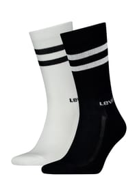 Levi's® - Socken, 2er-Pack, Logo-Design, für Herren - 001 BLACK/WHITE