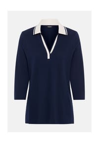 olsen - Polo-Shirt, 3/4-Arm, für Damen - 40173 INK BLUE